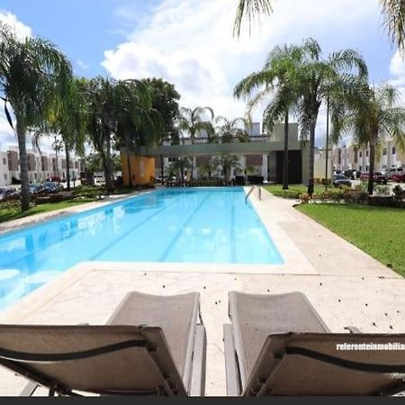 Habitacion Con Bano Privado Y Terraza Propia Playacar Bagian luar foto