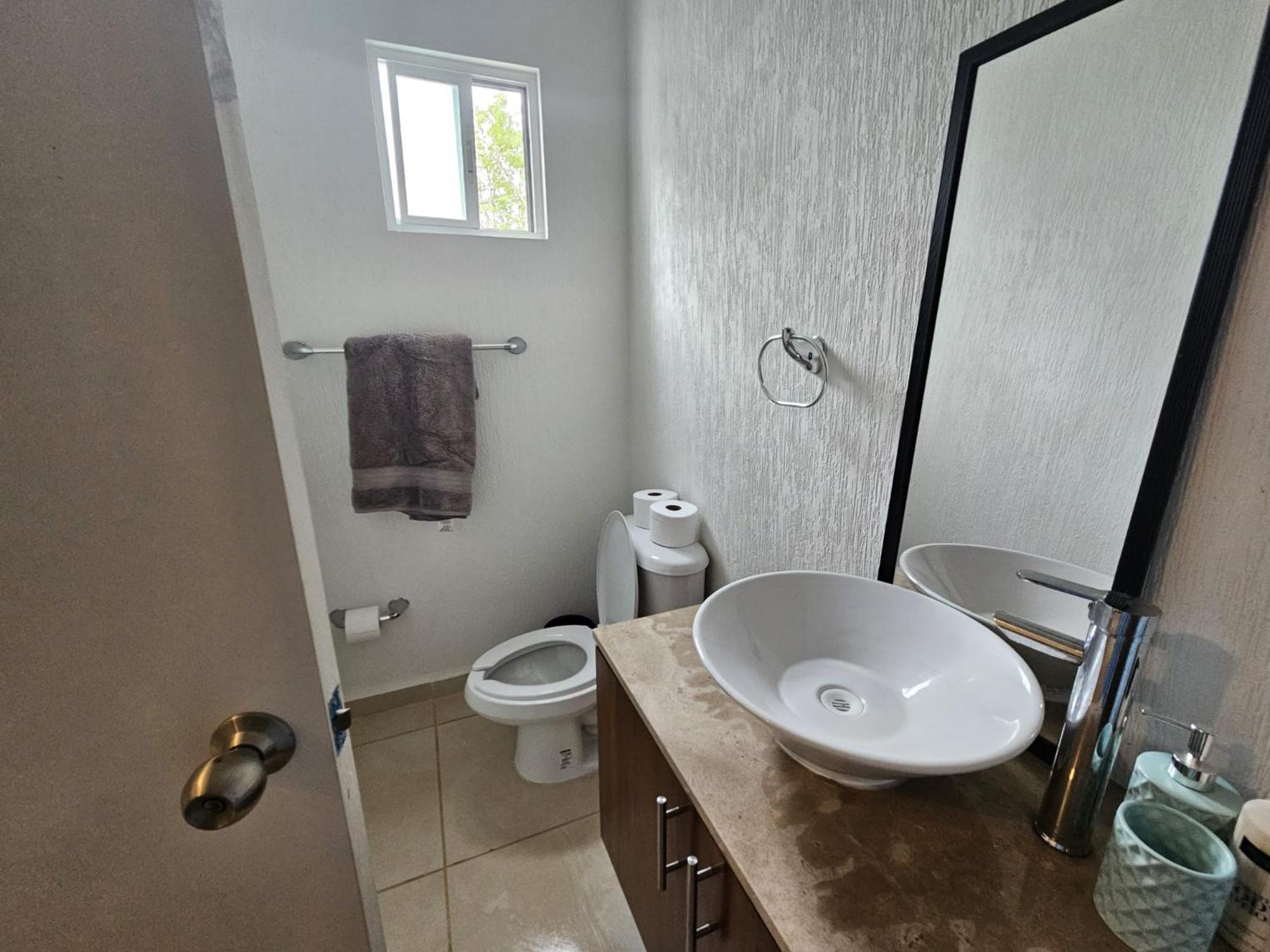 Habitacion Con Bano Privado Y Terraza Propia Playacar Bagian luar foto